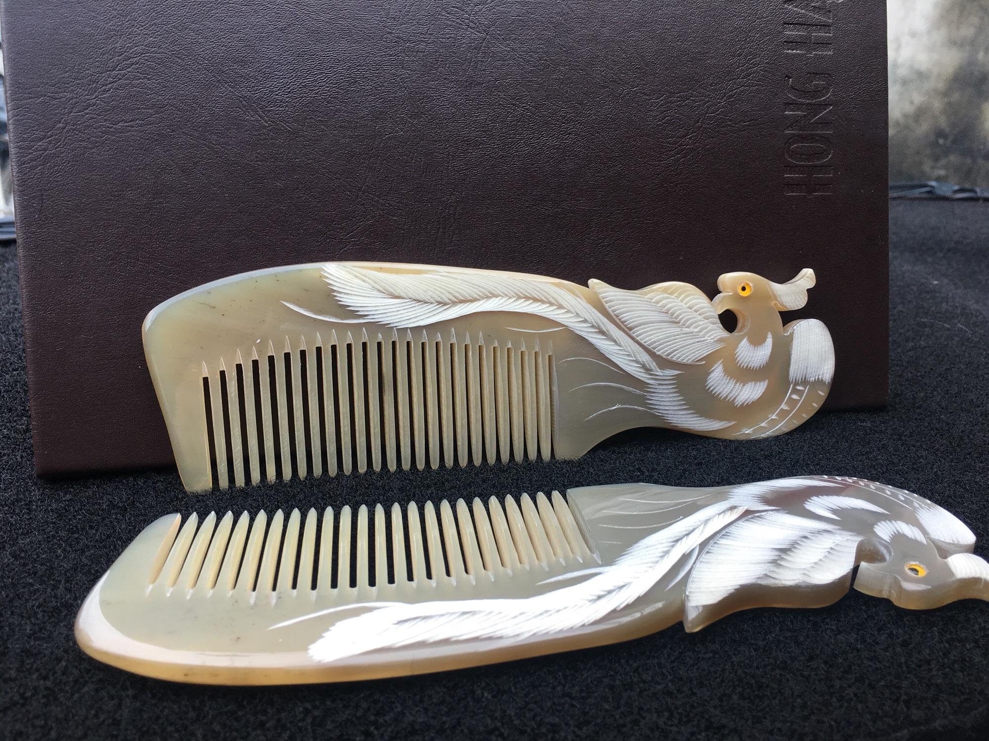Lược phượng khắc 2 mặt