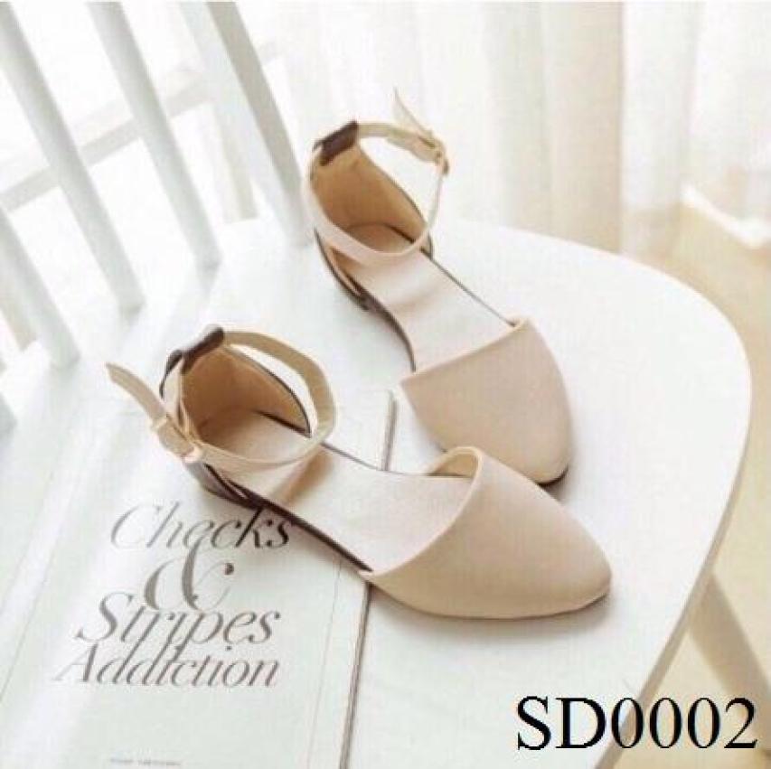 Giày sandal bít mũi da mềm giá rẻ