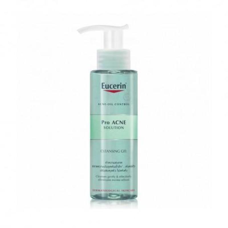Eucerin Gel rửa mặt dành cho da nhờn mụn ProAcne Cleansing Gel 200ml nhập khẩu