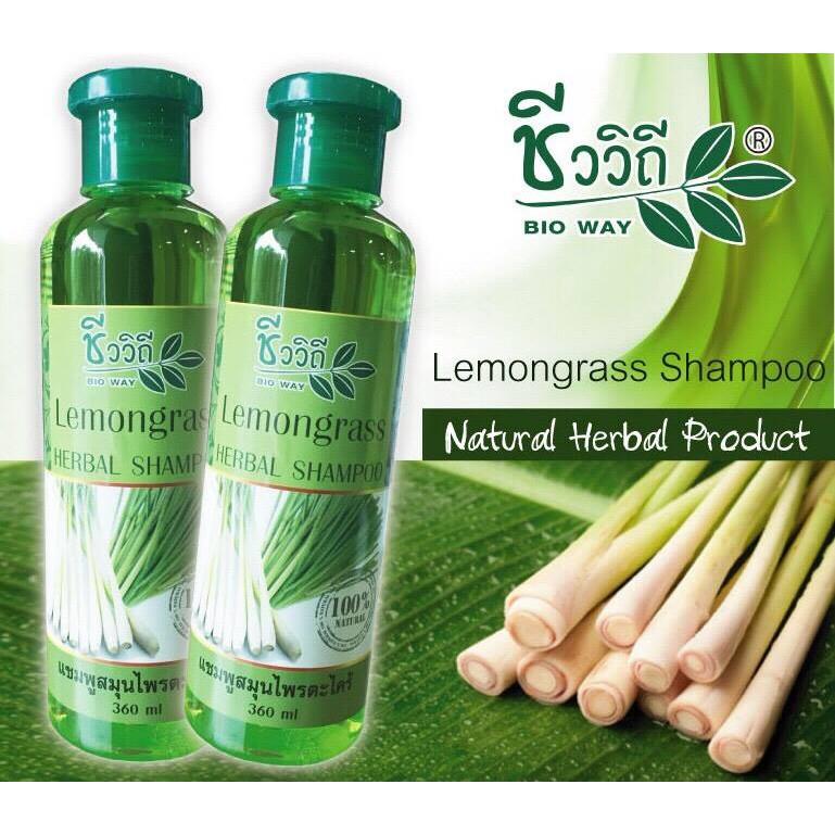 Combo 2 chai gội xả tinh dầu sả chanh Thái Lan