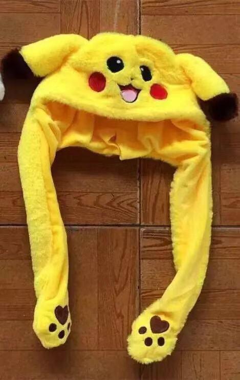 Nón tai thỏ giật Mũ tai thỏ giật cử động 2 tai có sẵn