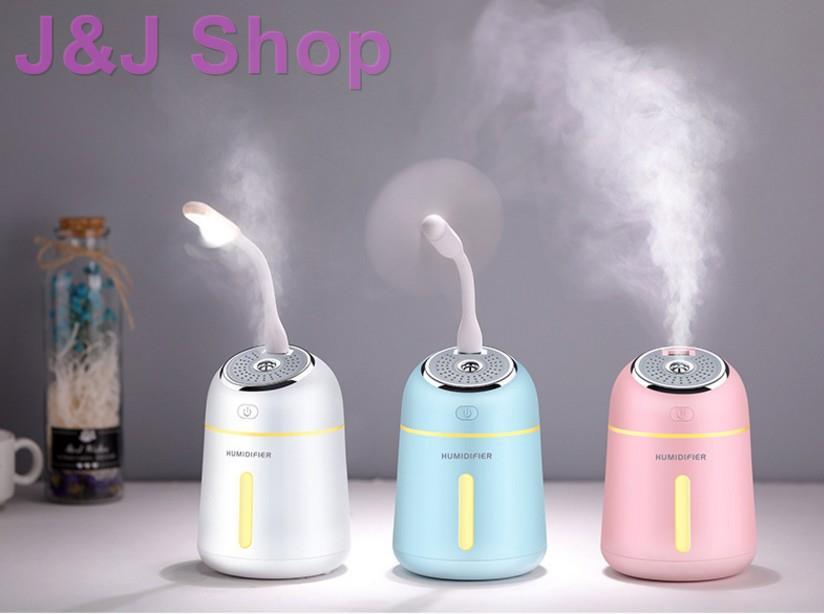 Máy phun sương xông tinh dầu 4 trong 1 kiêm đèn ngủ cao cấp