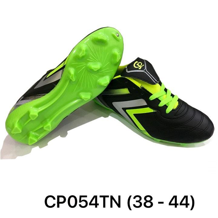 Giày đá banh cp054tn đen xanh lá