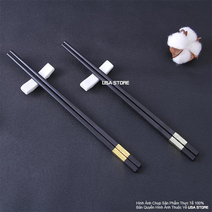 Combo 10 Đôi Đũa Hợp Kim Sang Bền Đẹp Dùng Mãi Không Hỏng