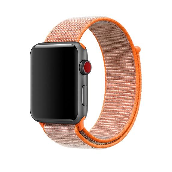 Dây đeo Apple Watch, dây Sport Loop Spicy Orange 38mm