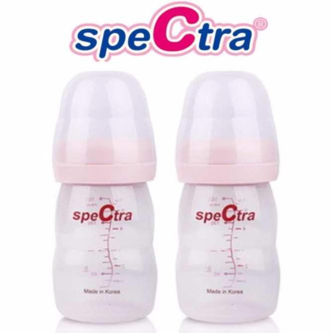 Bộ 2 bình trữ sữa Spectra CSB6679 Trắng