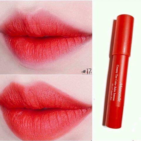 Son bút chì siêu lì Mamonde Creamy Tint Color Balm Intense #17 Apple Bite