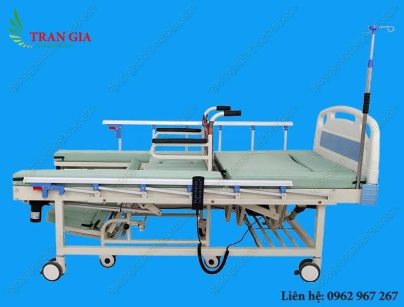 Giường bệnh kết hợp xe lăn điều khiển bằng điện