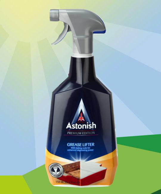 Bình xịt tẩy dầu mỡ & cháy khét astonish c6750 - 750ml