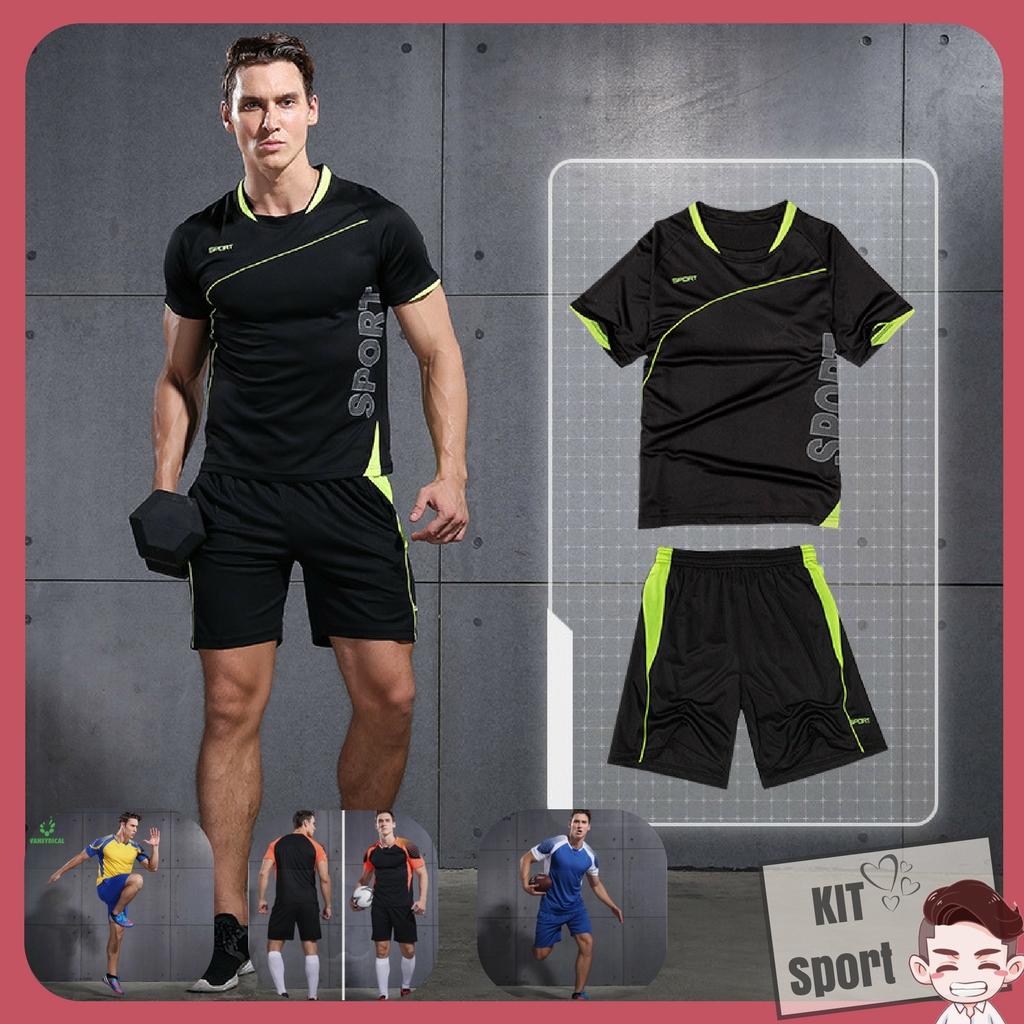 Bộ thể thao nam Basic Vansydical - Cửa Hàng phân phối KIT Sport - Hàng nội địa Trung(Men Pants,Men Pants, Set đồ tập quần áo gym, thể dục,thể hình,tạ, Fitness)