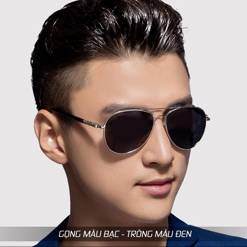 Kính phân cực Nam  cao cấp gọng phi công thời trang bền đẹp K-209