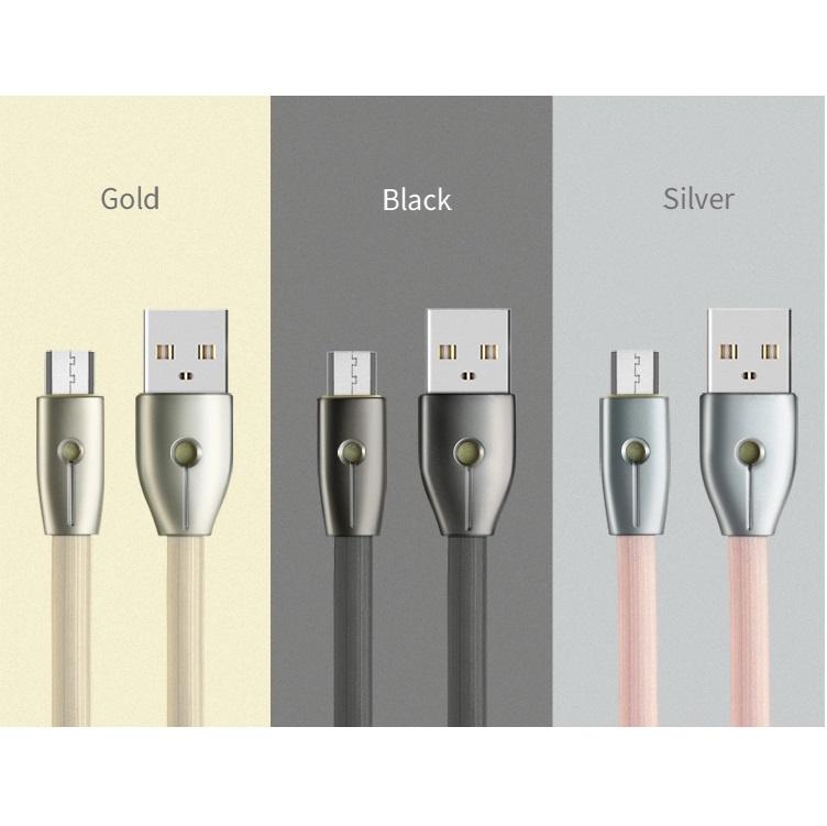 Dây sạc REMAX RC-43m cổng Micro USB dành cho Samsung, Oppo, Nokia, LG... - Tự ngắt khi đầy pin, Hỗ trợ sạc nhanh, Chống rối, Chống đứt