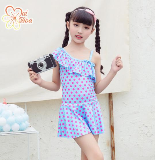 Bikini bé gái chấm bi bb020 mai hoa