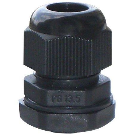 Ốc siết cáp nhựa PG13.5 (đen) - Phụ kiện tủ điện - Ốc xiết cố định cáp PG / Cable Gland13.5
