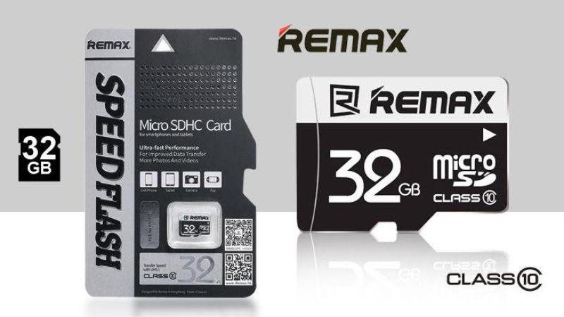 Thẻ nhớ MicroSDHC Remax 32GB Class 10