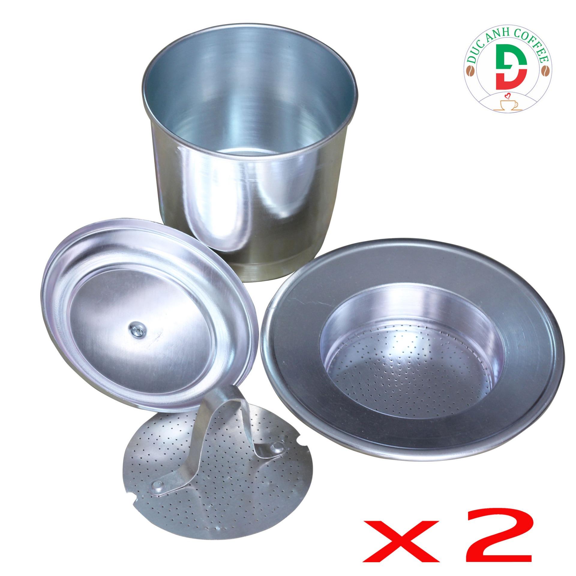 [HCM]Phin nhôm KHỔNG LỒ  pha cà phê loại lớn 500ml ( 2 cái) - sản phẩm của công ty TNHH cà phê Đức Anh