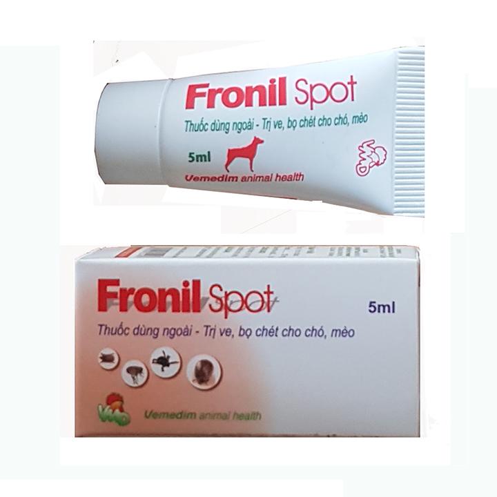 Dung dịch nhỏ lưng trị ve ghẻ thú cưng Fronil spot 5ml