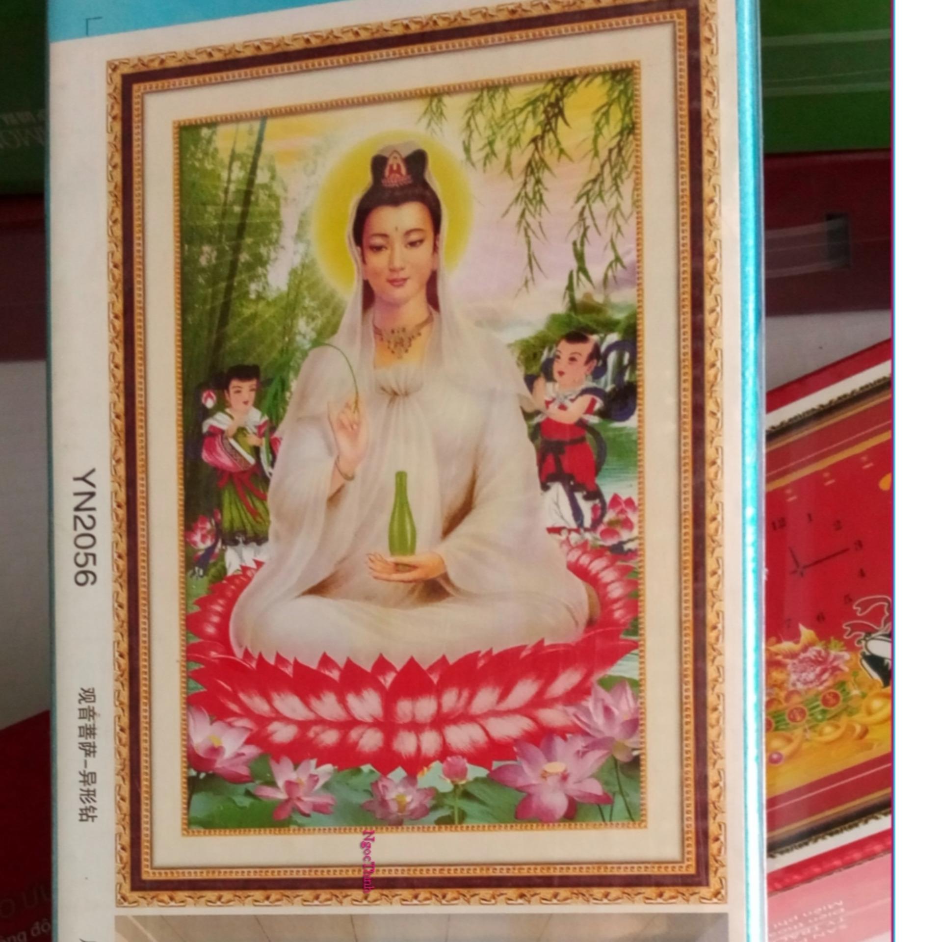 Tranh đính đá phật bà yn2056-ngọc thịnh