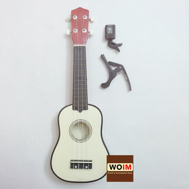 KHUYẾN MÃI LỚN mua đàn ukulele soprano tặng ngay CAPO nâng tông + máy lên dây điện tử- HÀNG CÓ SẴN