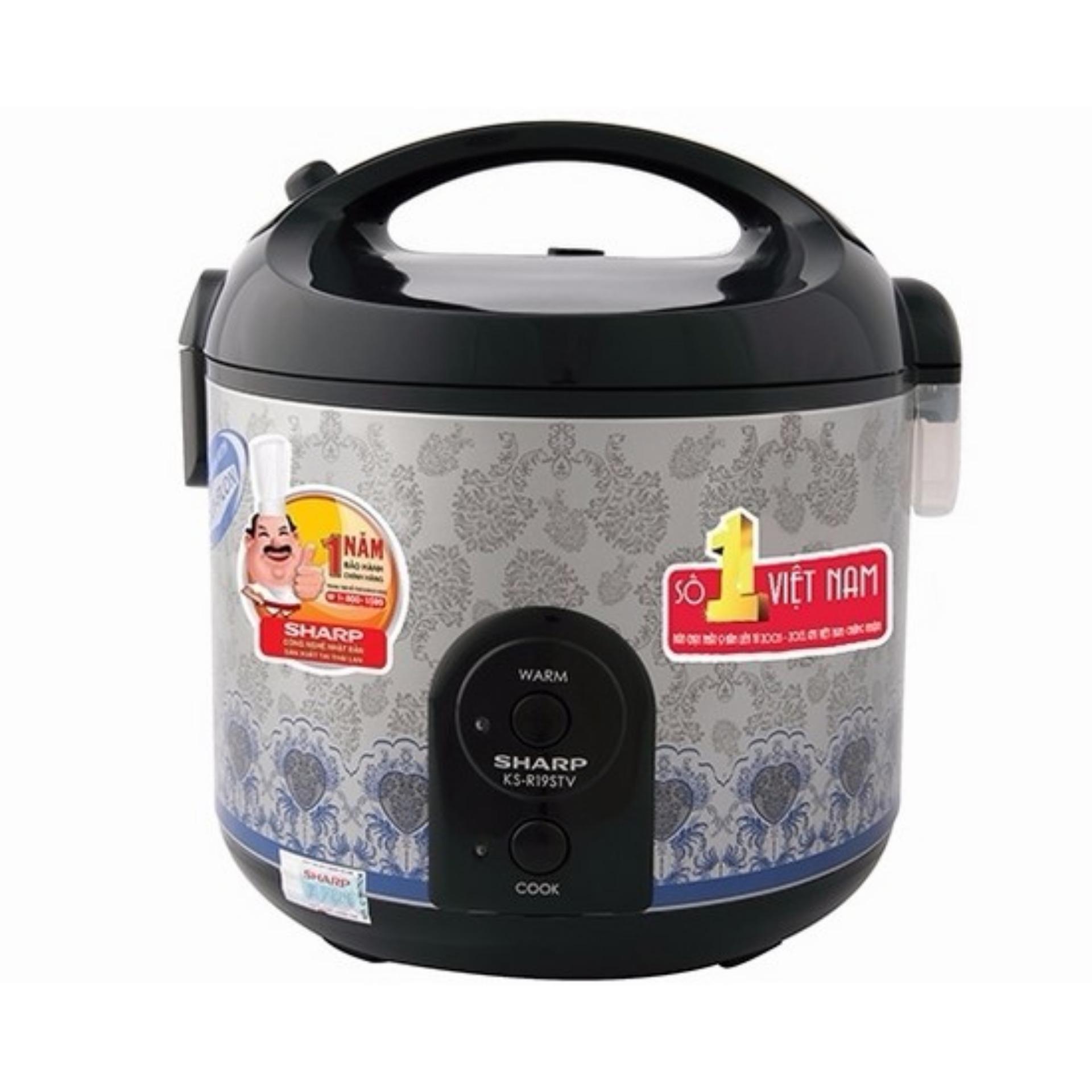 Nồi cơm điện sharp ks-r19st 1.8lít