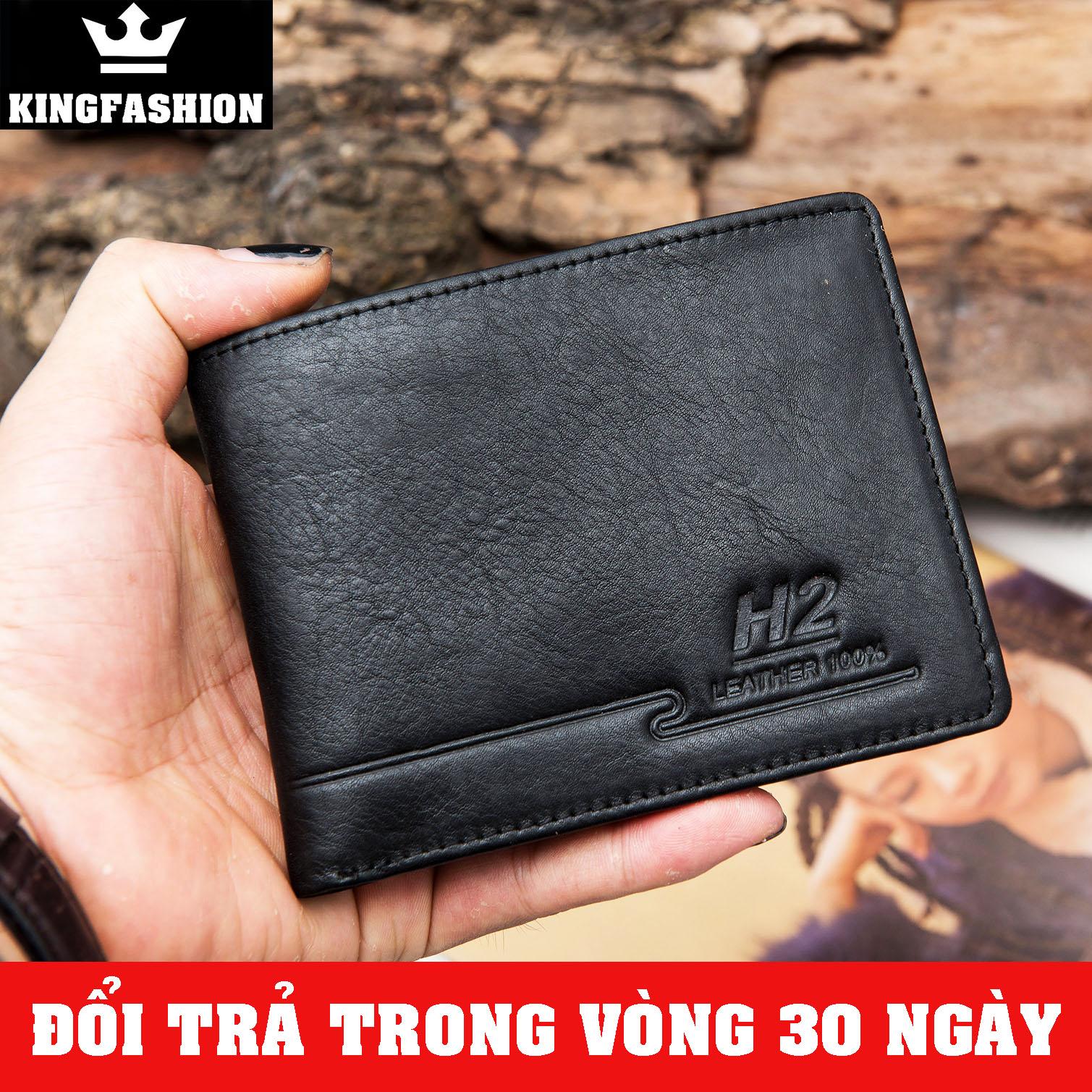 Ví da nam - ví nam - ví nam da bò thật 100% - ví cầm tay nam - kingfashions