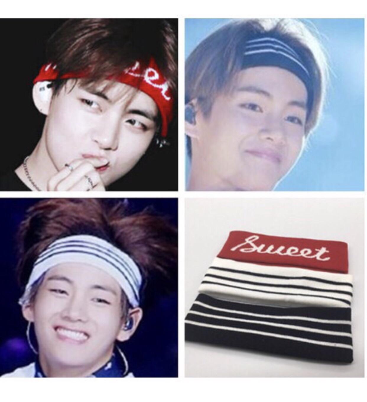 Headband Băng đô đội đầu Sweet BTS V Suga