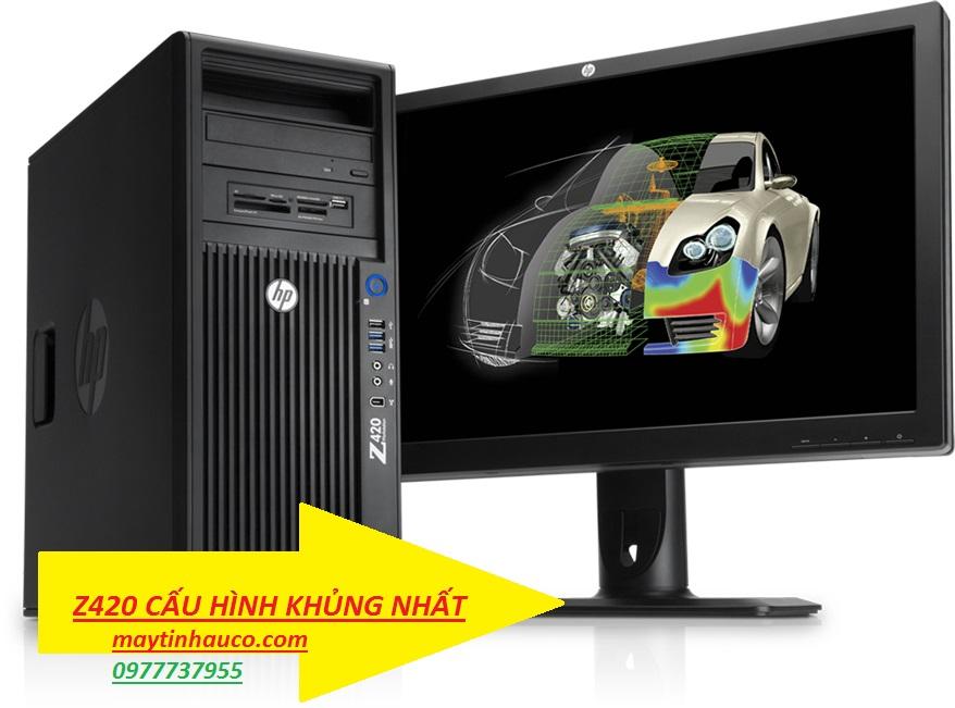 Máy tính để bàn chuyên đồ họa hp workstation z420 cpu e5-2620-ram 16gb- ssd120gb-quadro 600