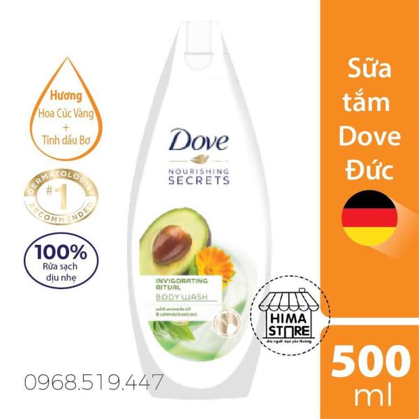 Sữa Tắm Dove Nourishing Secrets Invigorating Ritual 500ml - Hàng Đức nhập khẩu