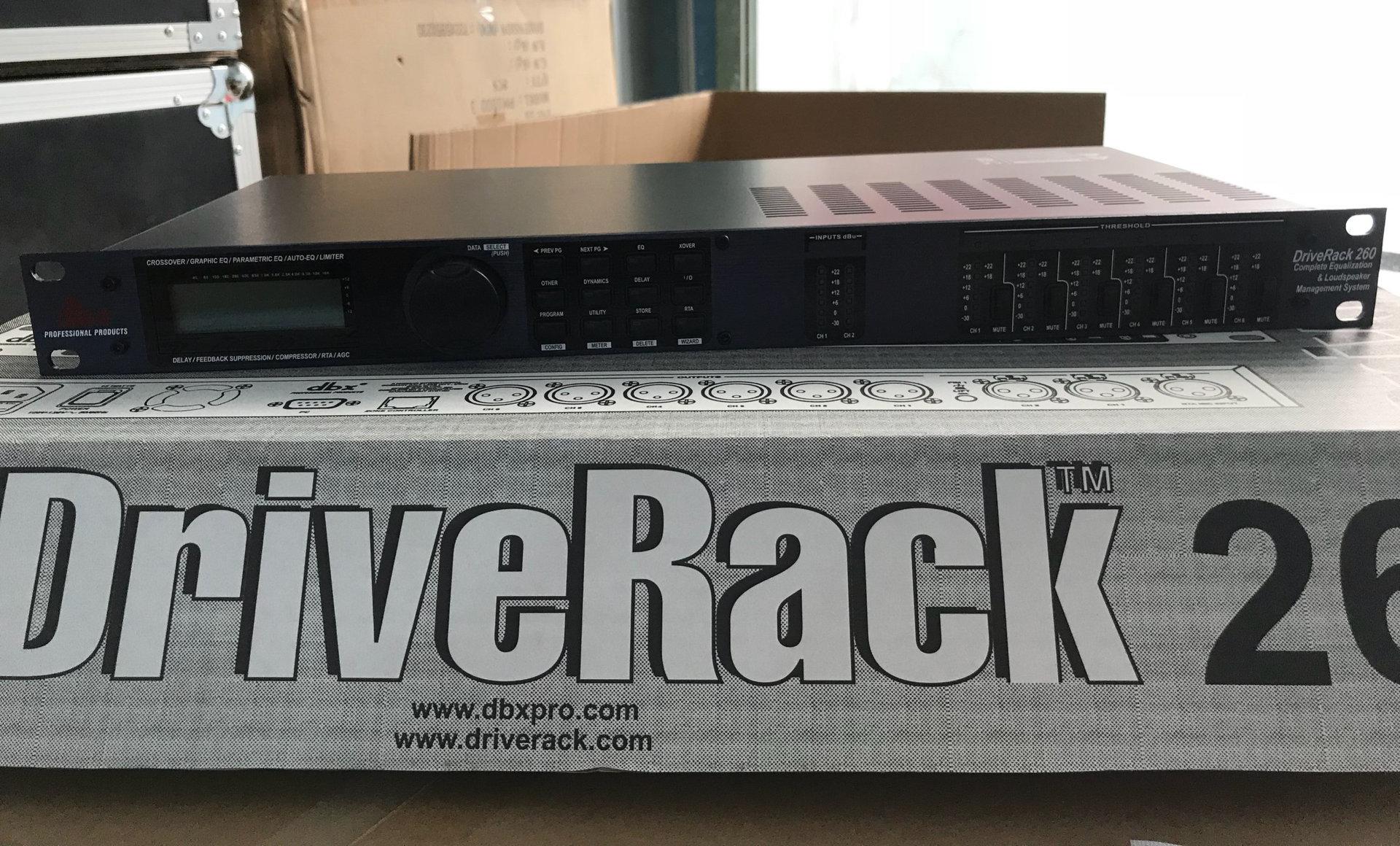[HCM][Trả góp 0%]DBX DRIVERACK PA 260 TINH CHỈNH ÂM THANH CHUYÊN NGHIỆP