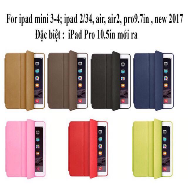Bao da Smart Case cho iPad mini 1,2,3/ iPad Air 1,2/ iPad 9.7 2017/ iPad 9.7 2018/ iPad Pro 10.5