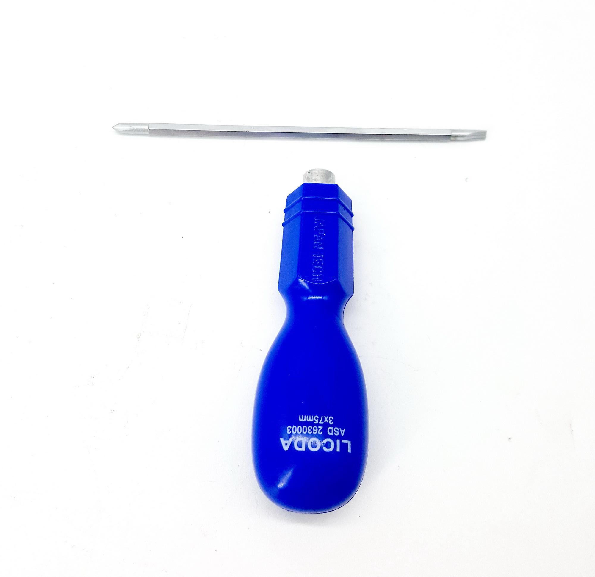 Tua vít licoda 2 đầu 3x75mm