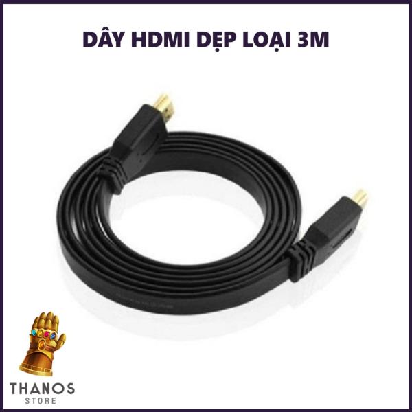 Bảng giá Dây HDMI dẹp loại 3m - Thanos Store