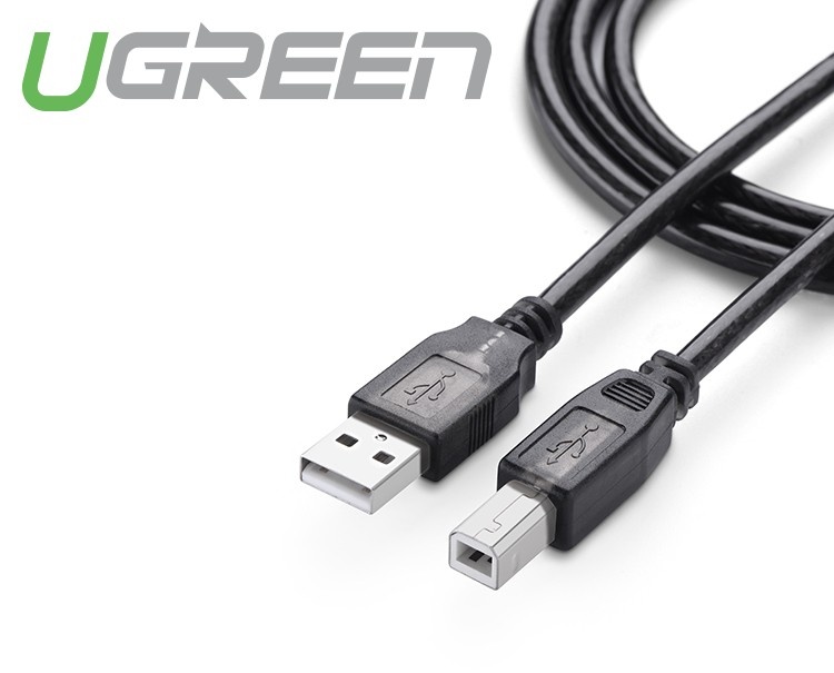 Cáp máy in USB 2.0 sang USB-B tích hợp IC khuyếch đại dài 10-15m UGREEN US122 - Hãng phân phối chính thức Cáp máy in USB 2.0 sang USB-B tích hợp IC khuyếch đại dài 10-15m UGREEN US122 - Hãng phân phối chính thức