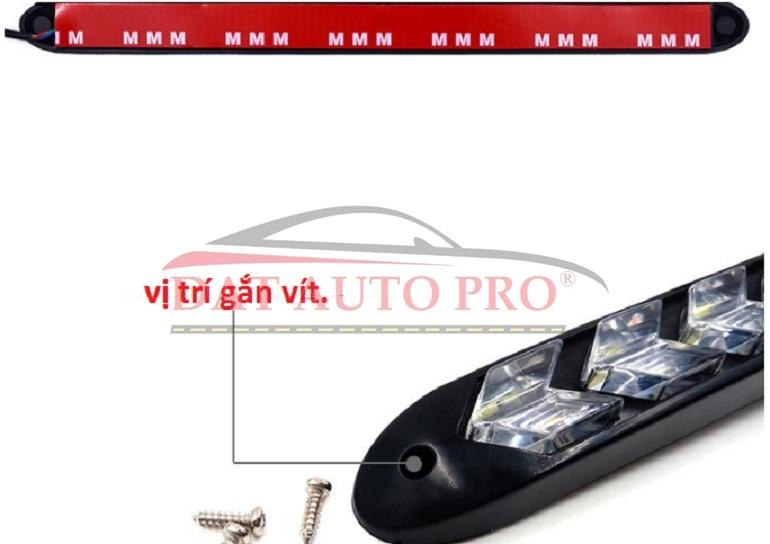 Bộ 2 Led daylight 6 LED sport có xi nhan Đỏ-Vàng chạy đuổi nhau dùng cho oto.