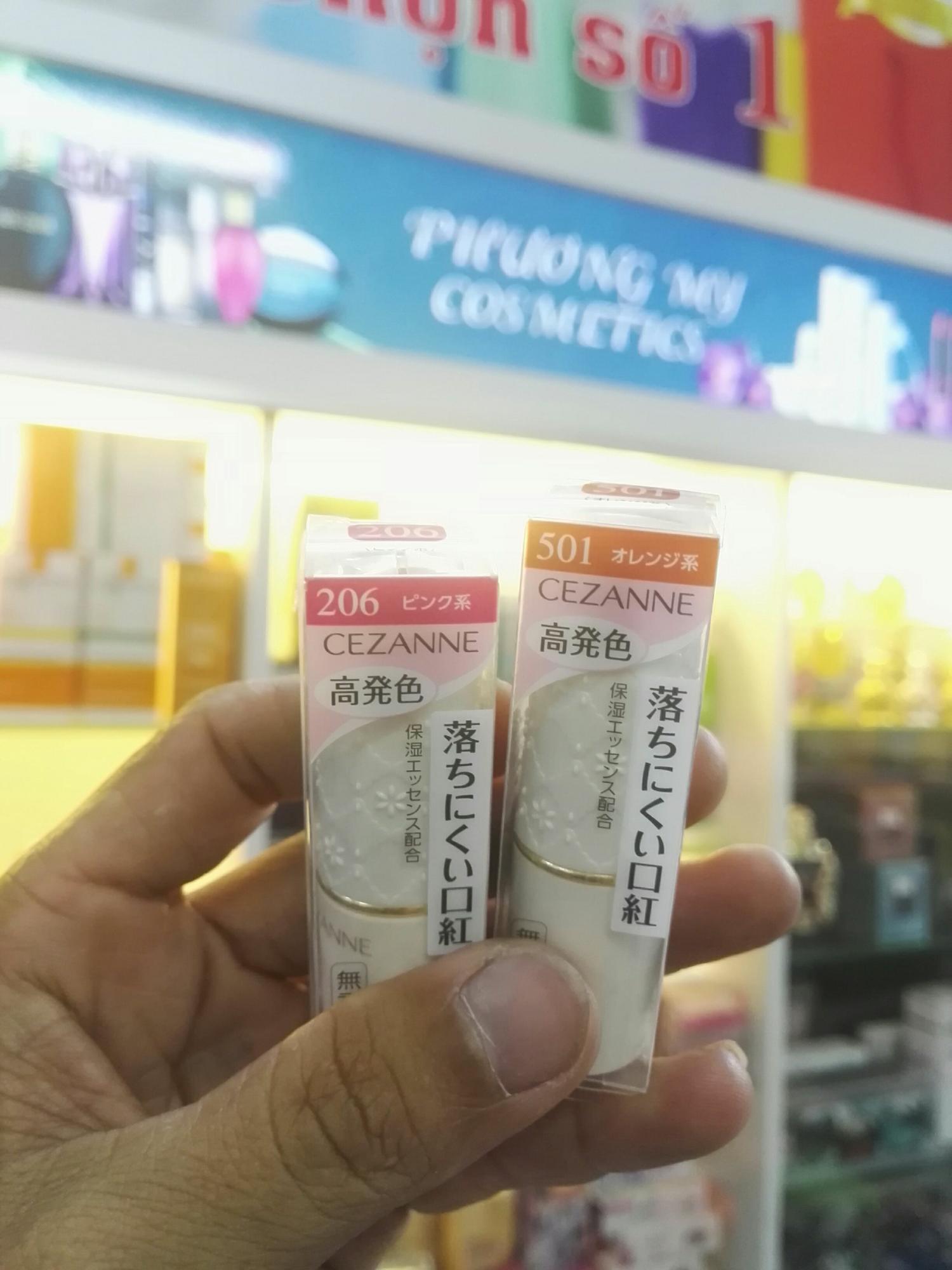 Son môi nhật bản cezanne màu cam đất 501