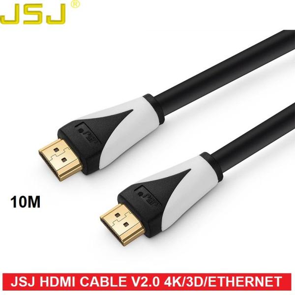 [HCM]Dây cáp HDMI JSJ chuẩn 2.0 hỗ trợ 3D/4K/Ultra HD/Ethernet dài 10M