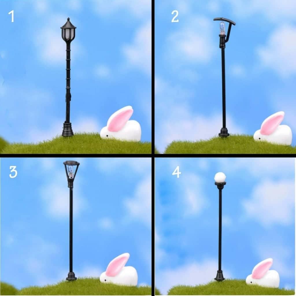 [HCM]Đèn đường trang trí phụ kiện tiểu cảnh trang trí chậu cây terrarium