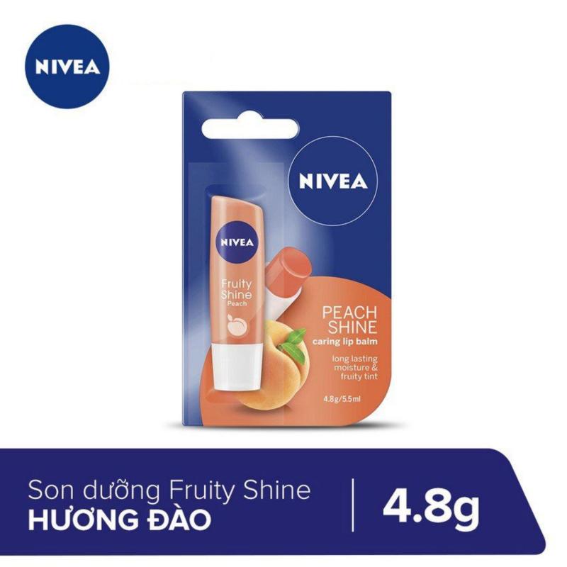Son Dưỡng Ẩm Hương Đào Nivea 4.8g _ 85031 nhập khẩu