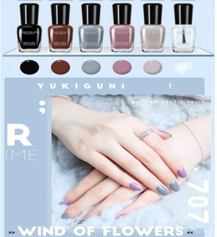 Bộ 06 lọ sơn móng tay màu cao cấp Maycreate ( mã màu 707) giá rẻ