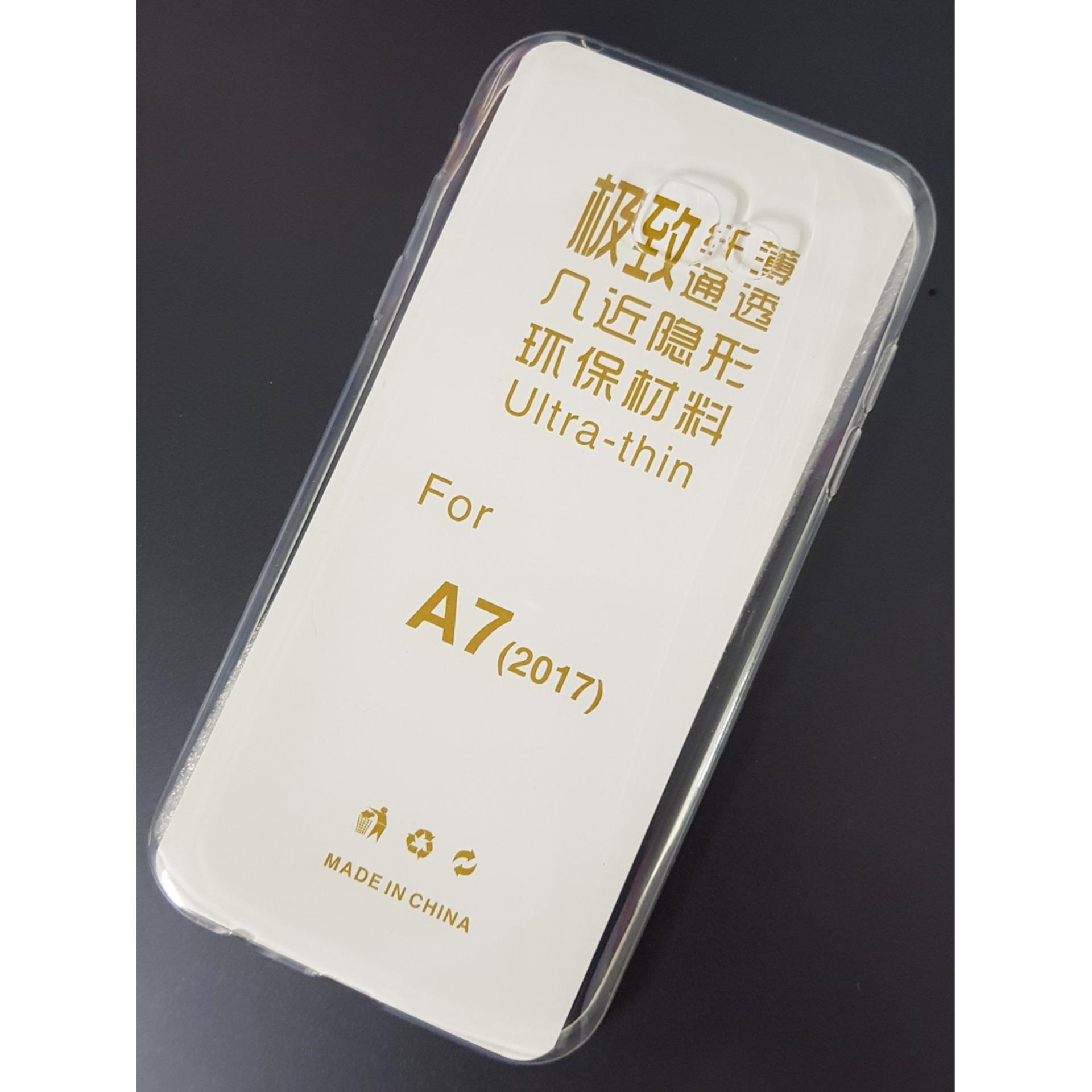 Ốp lưng samsung galaxy a7 2017 dẻo silicon mỏng trong suốt