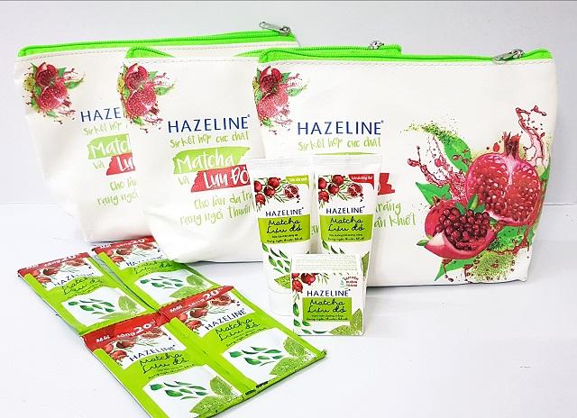 Combo 5set Hazeline Matcha – Lựu đỏ