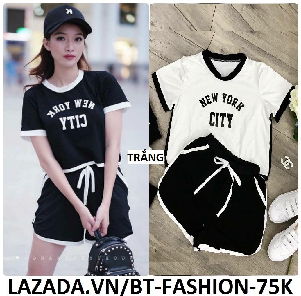 Bộ Áo Quần Thun Nữ Thể Thao, Đi Dạo, Ở Nhà  Thời Trang - BT Fashion (AT1-NY)