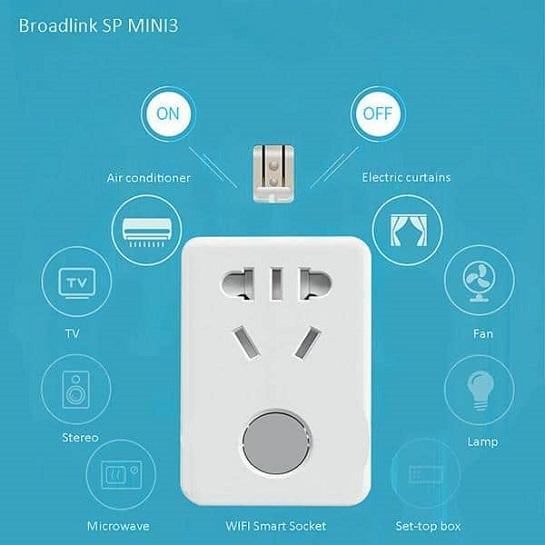 Ổ cắm thông minh wifi broadlink sp-mini 3