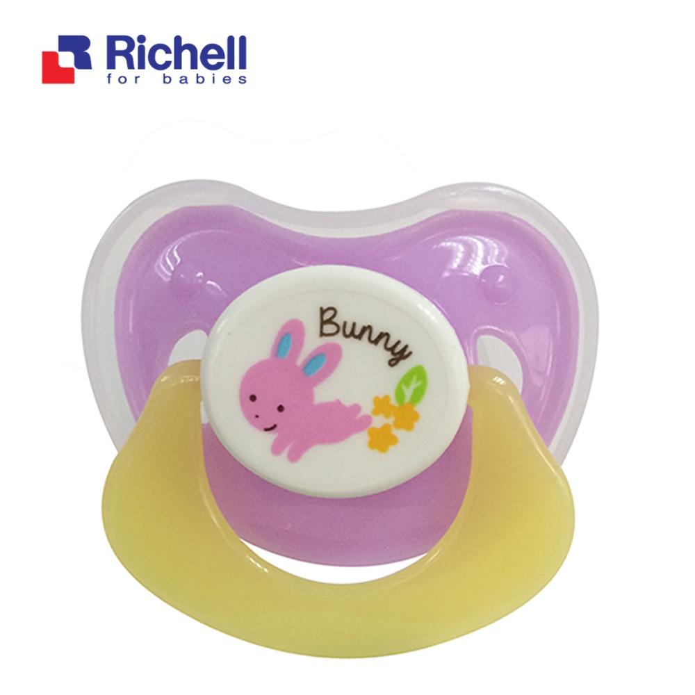 Ti giả Richell Nhật Bản hoạ tiết con Thỏ Silicone mềm mại mang đến cho bé cảm giác thoải mái