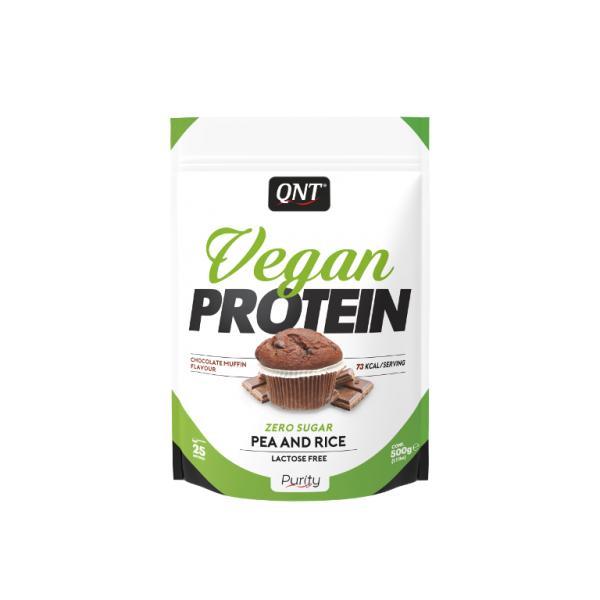 QNT Vegan Protein Chocolate Muffin 500g cao cấp