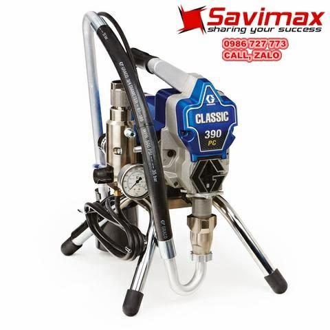 Máy phun sơn Graco 390 PC, máy phun sơn công nghiệp