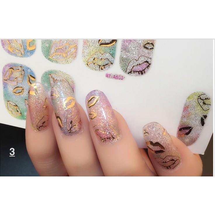 Nail art sticker hình dán móng N21