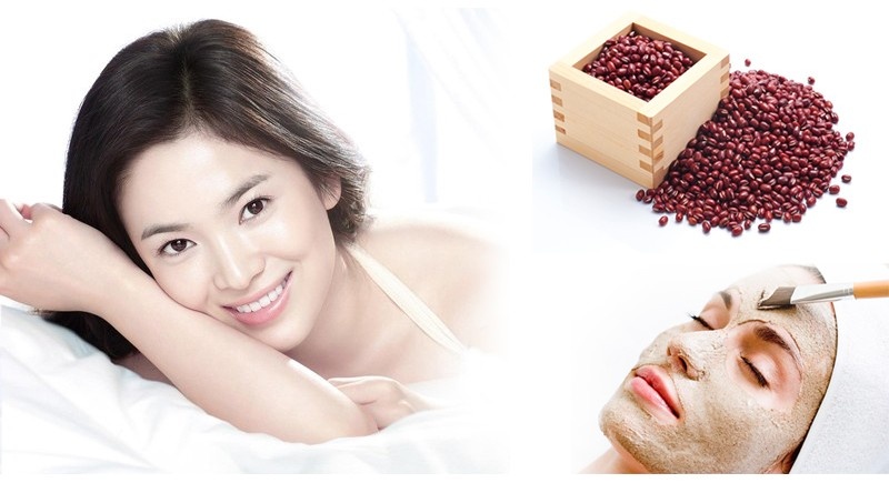 Kết quả hình ảnh cho làm trắng da bằng đậu đỏ