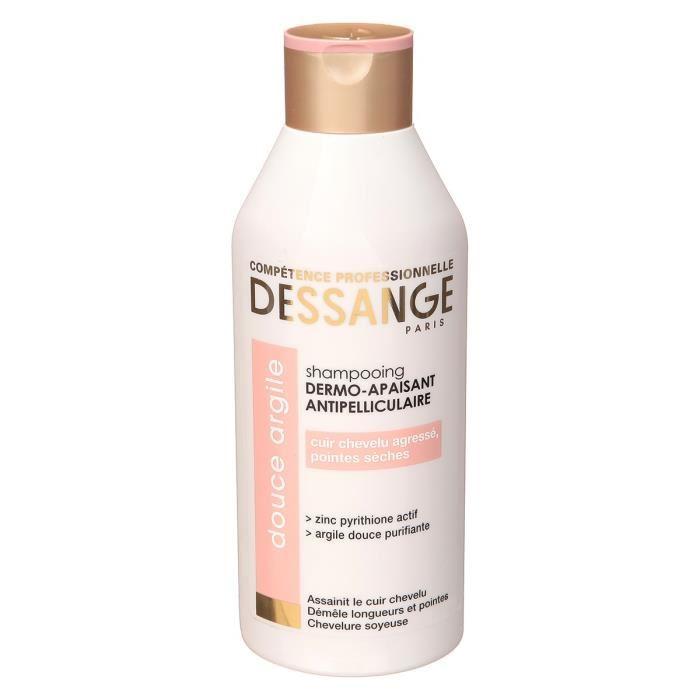 Dầu gội Dessange Douce Argile 250ml dành cho tóc gàu và xơ rối