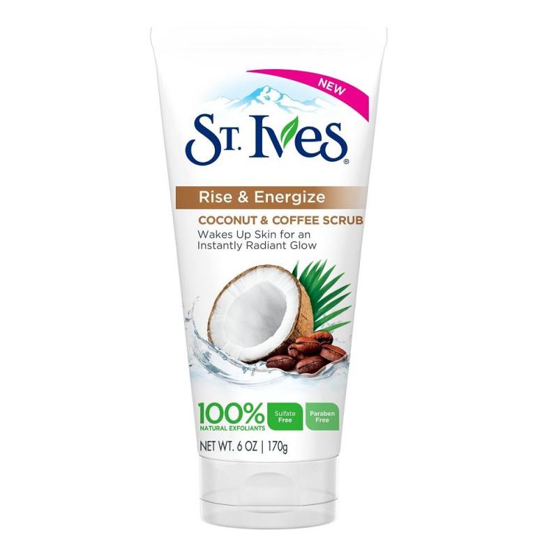 Tẩy Tế Bào Chết Dành Cho Da Khô St.Ives Rise & Energize Coconut & Coffee Scrub 170g